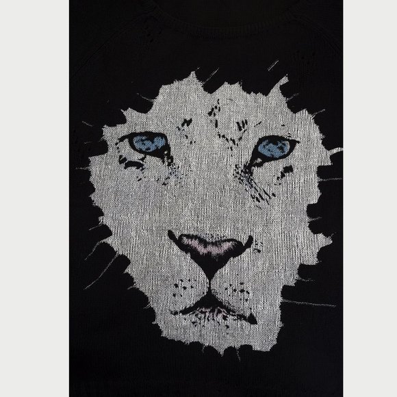 LAUREN MOSHI LION SWEATER / PULLOVER - SIZE M - NWOT - Picture 2 of 9